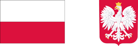 Flaga Polski oraz Godło